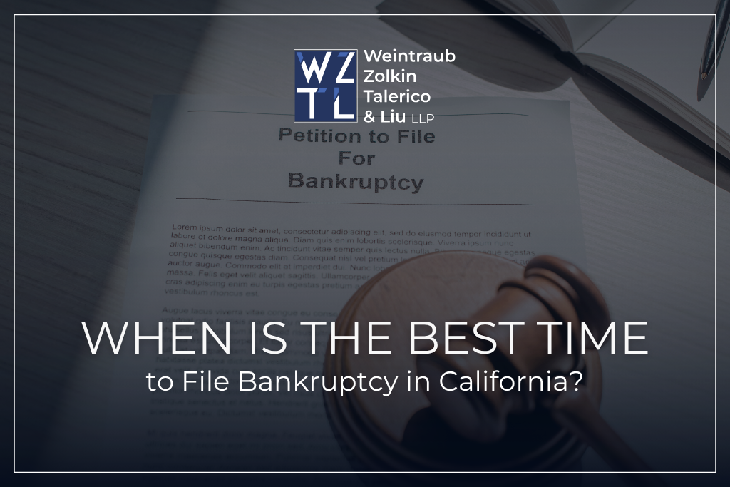 When Is the Best Time to File Bankruptcy in California