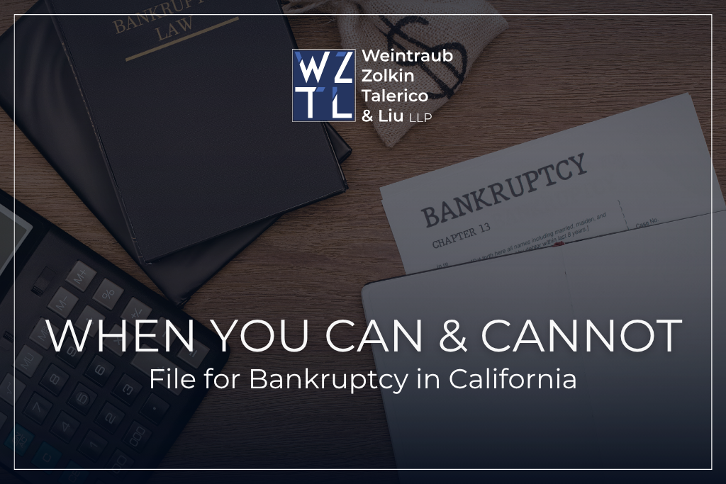 When You Can & Cannot File for Bankruptcy in California